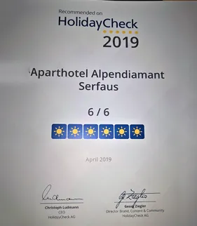 Holiday Check 2019 Auszeichnung