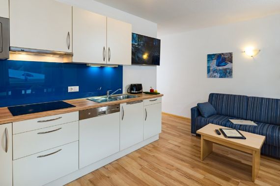 Küche des Appartements